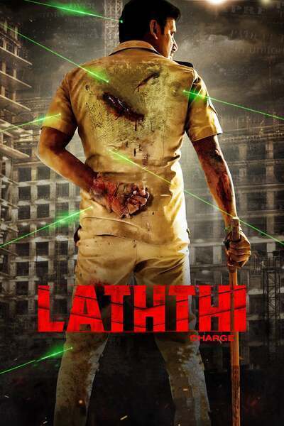 Laththi Charge Hindi Dubbed Movie Poster (2022)