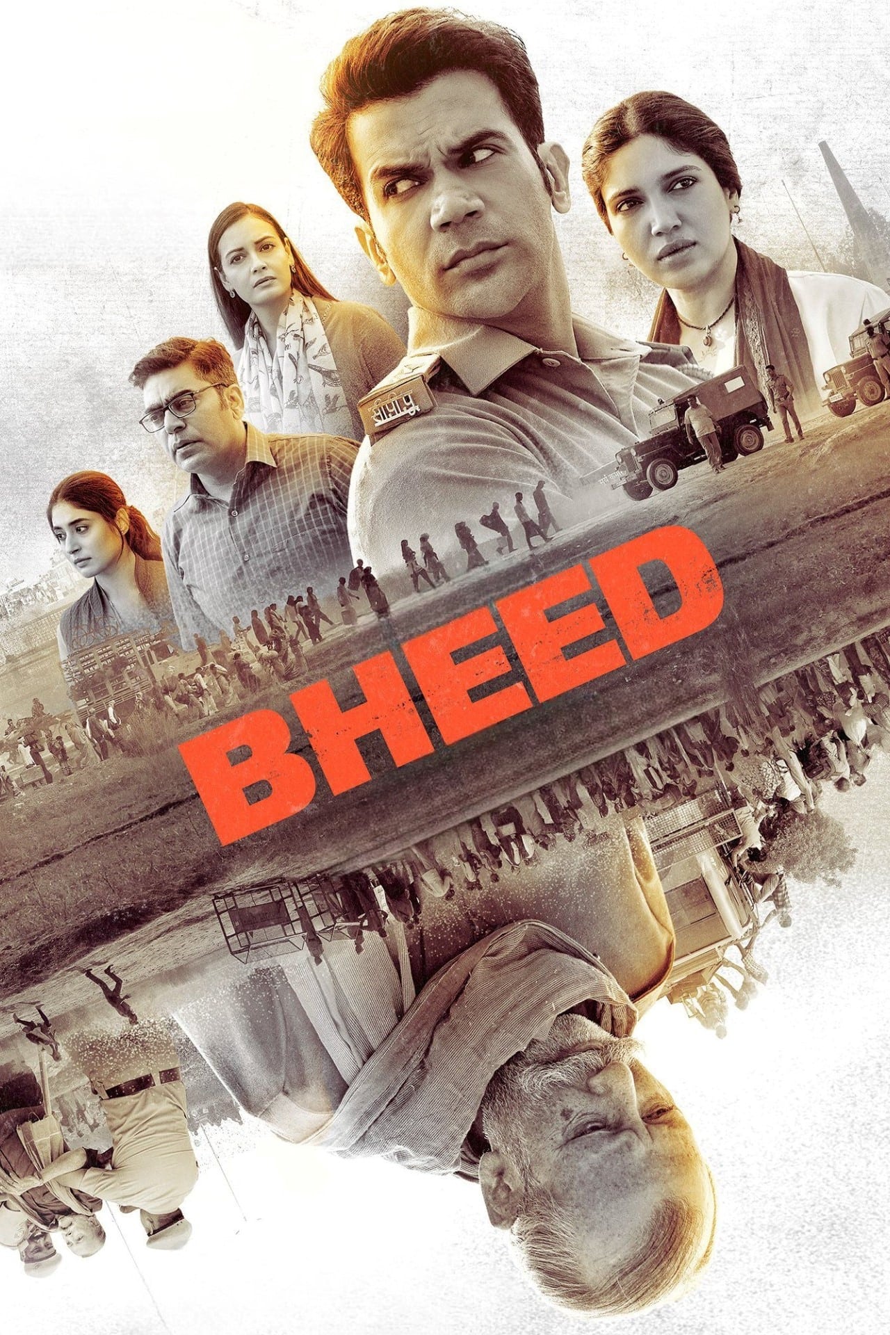 Bheed Hindi Dubbed Movie Poster (2023)