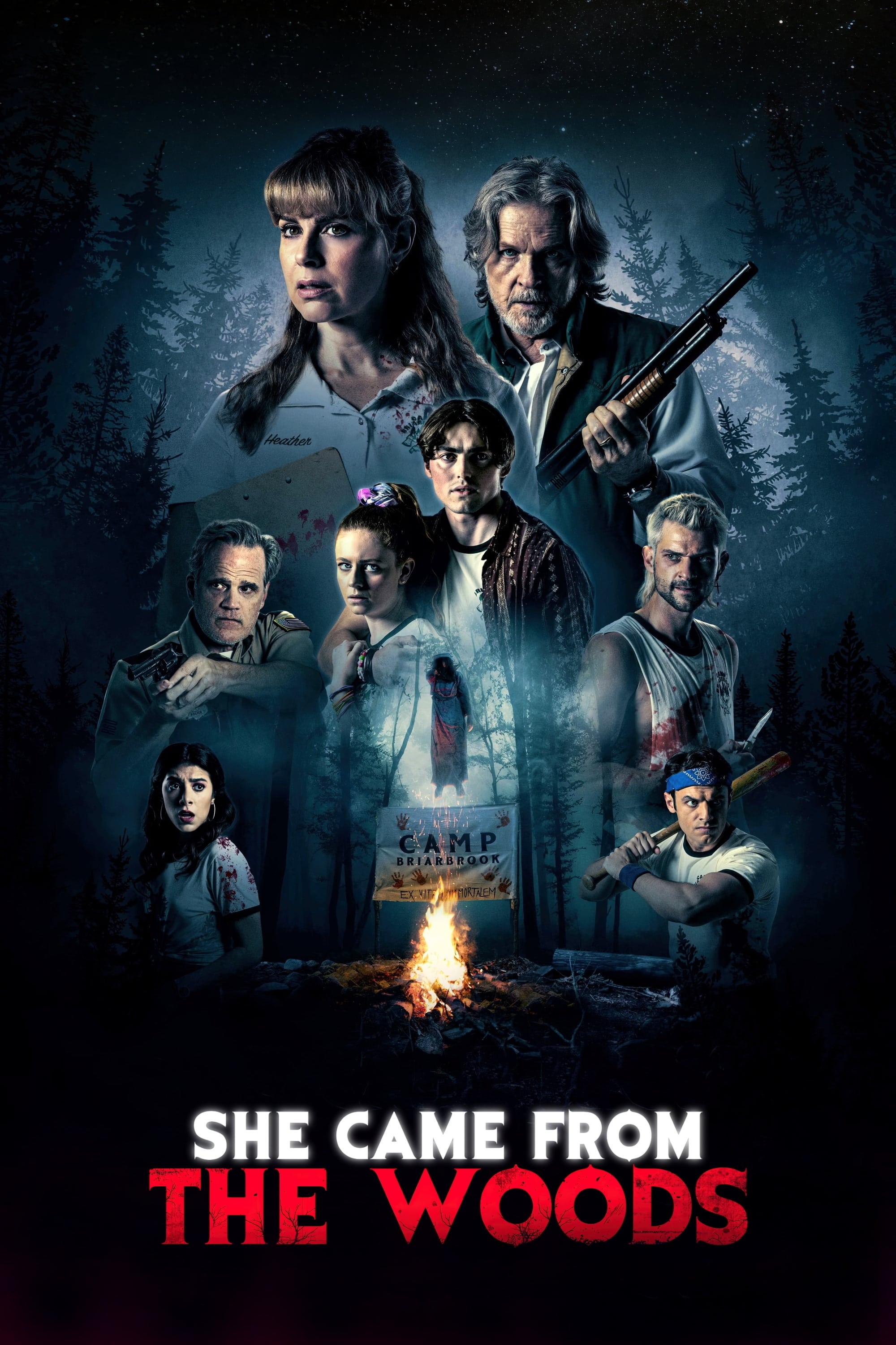 She Came From The Woods Hindi Dubbed Movie Poster (2022)