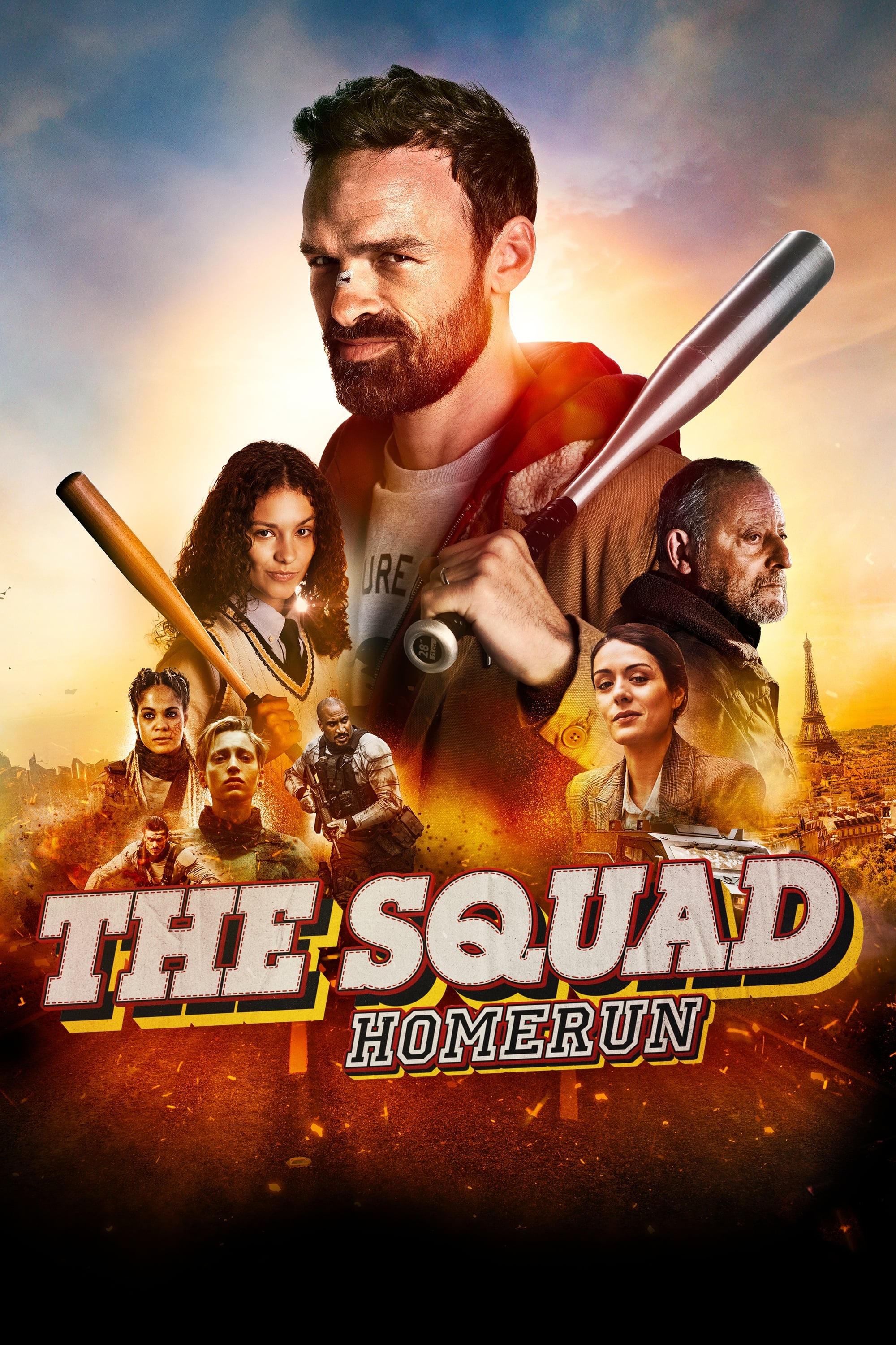 The Squad: Home Run Hindi Dubbed Movie Poster (2023)