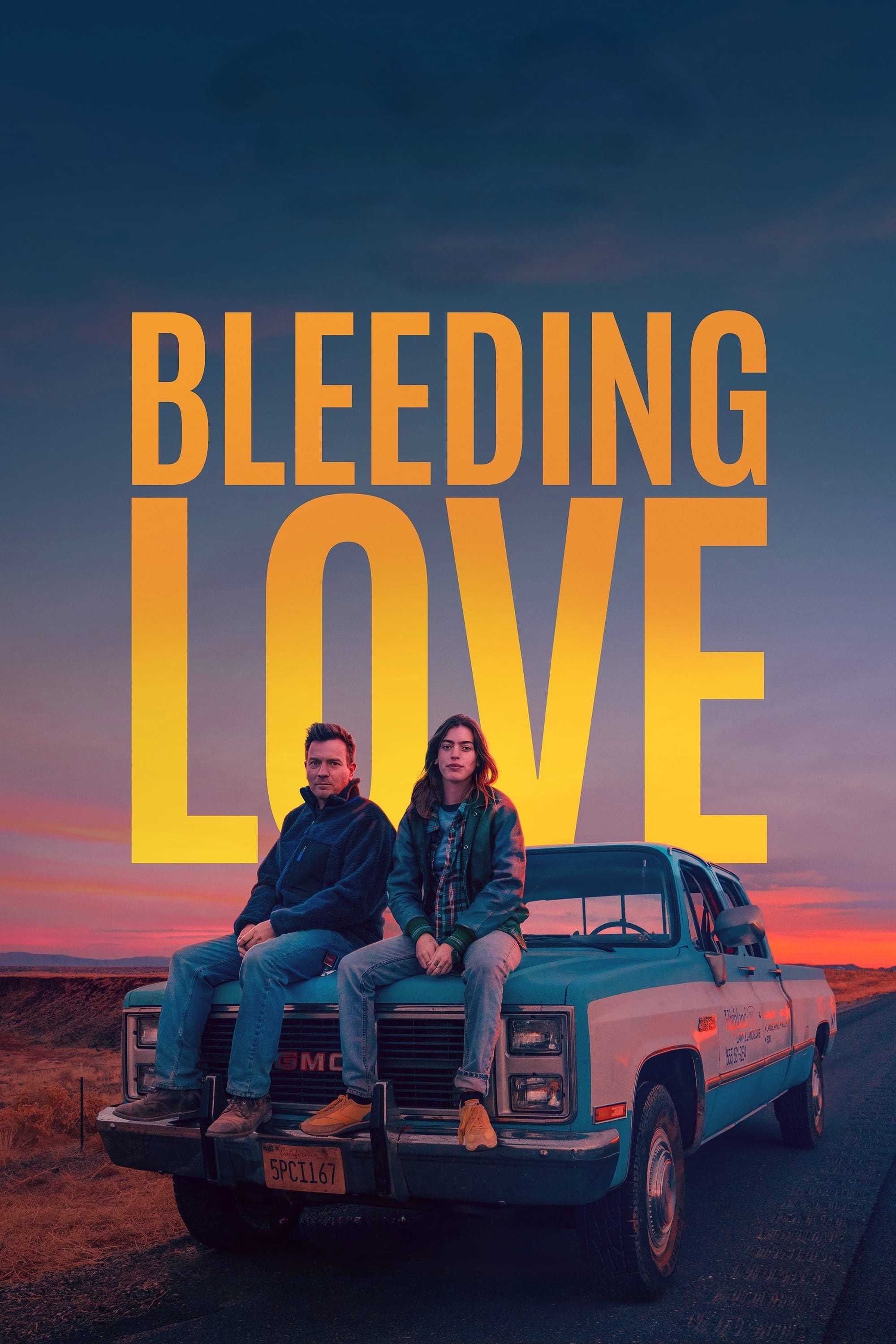 Bleeding Love Hindi Dubbed Movie Poster (2024)