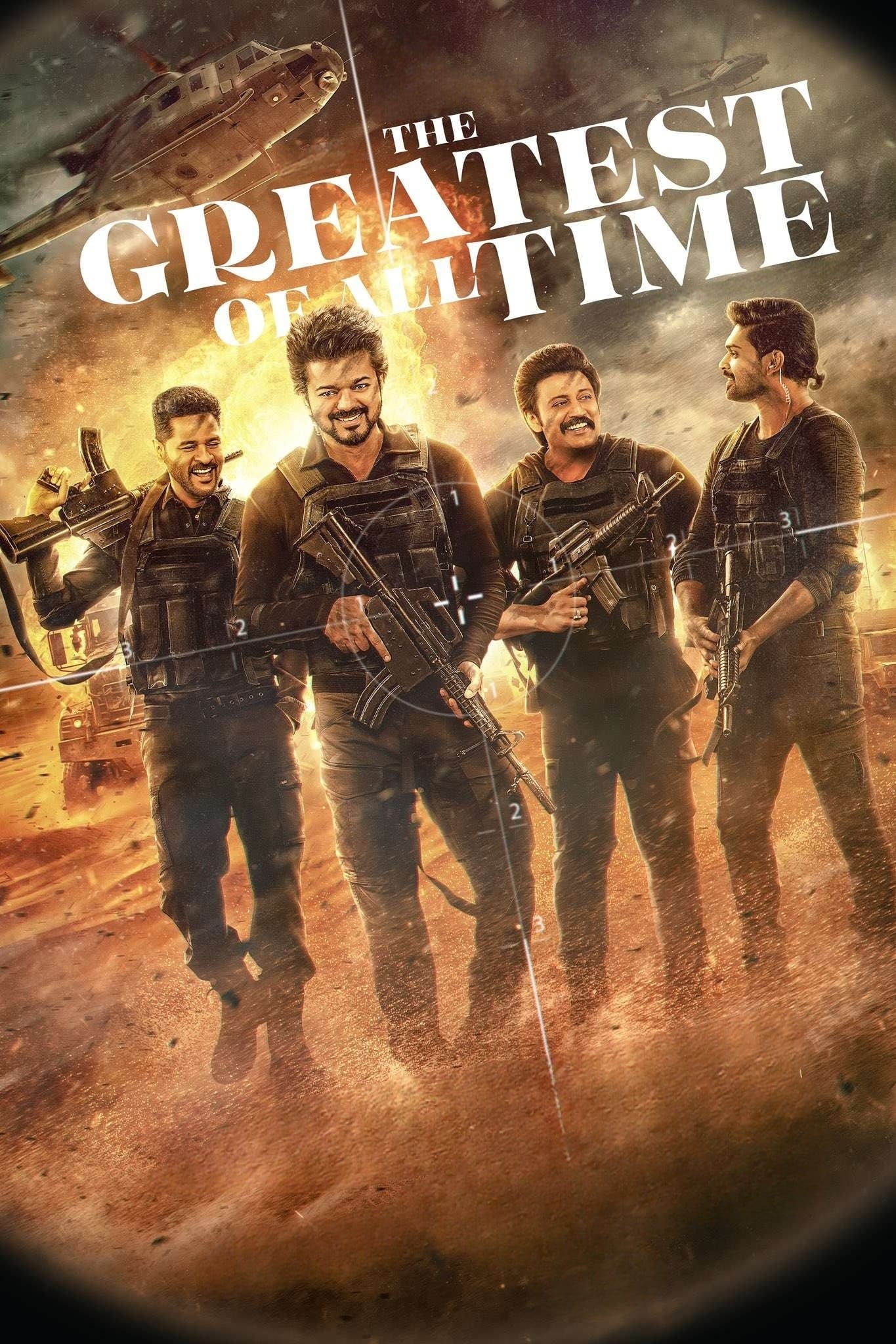 The Greatest of All Time Hindi Dubbed Movie Poster (2024)