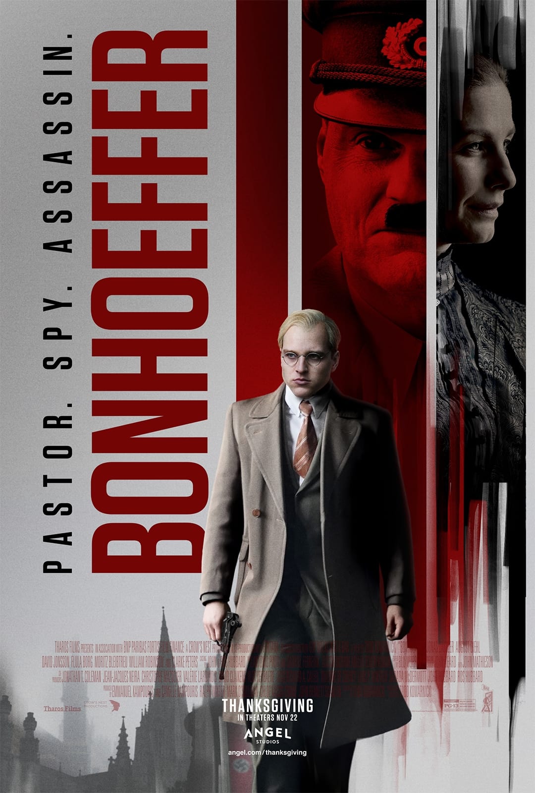 Bonhoeffer: Pastor. Spy. Assassin. Hindi Dubbed Movie Poster (2024)