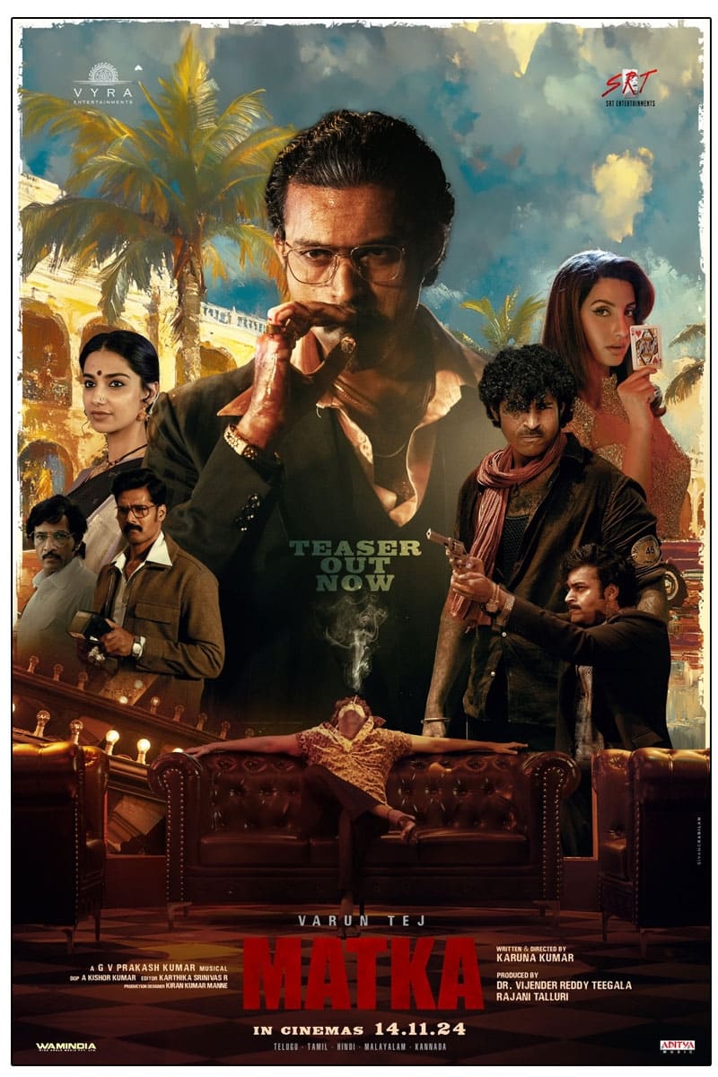 Matka Hindi Dubbed Movie Poster (2024)