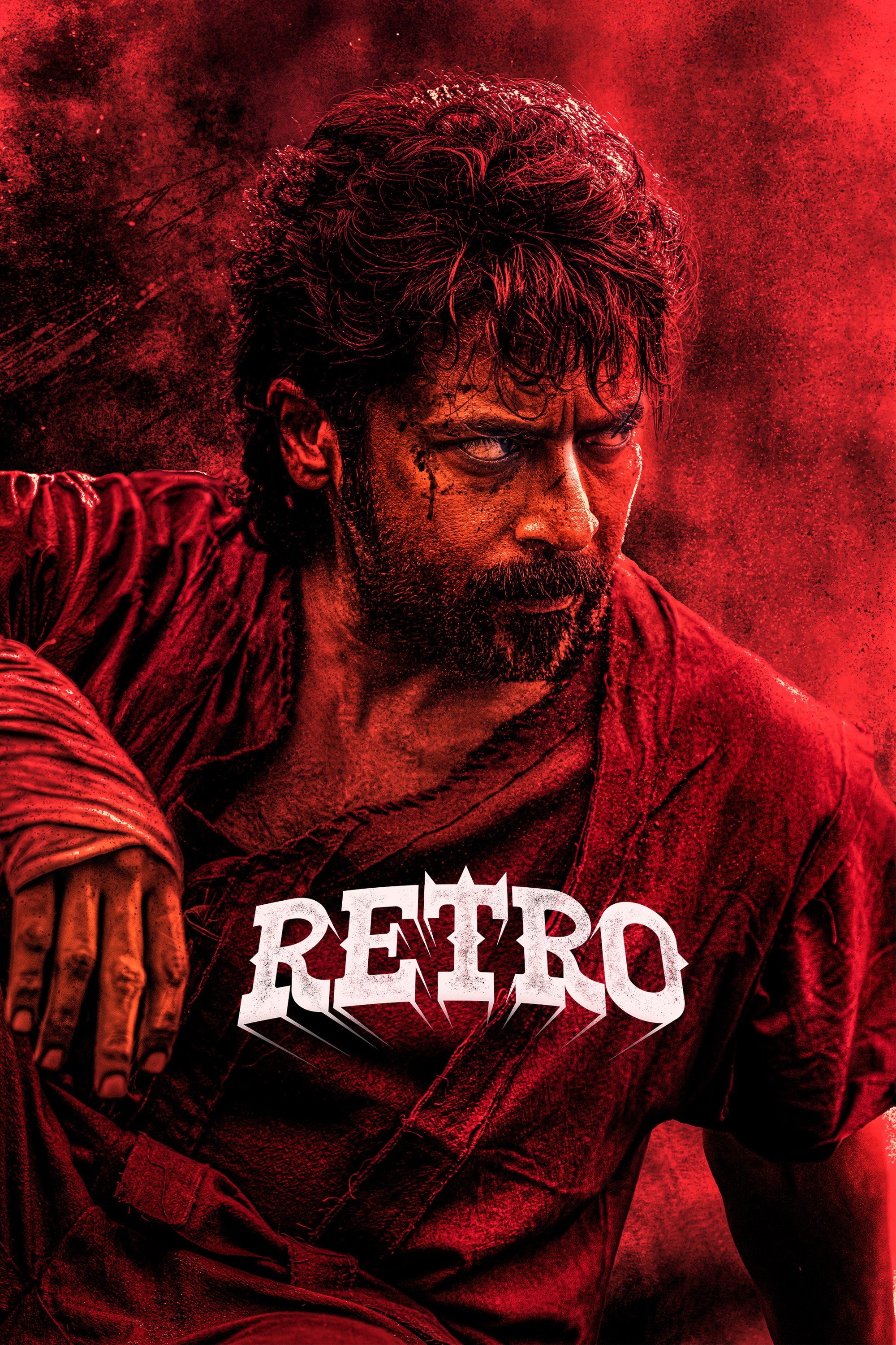 Retro Hindi Dubbed Movie Poster (2025)