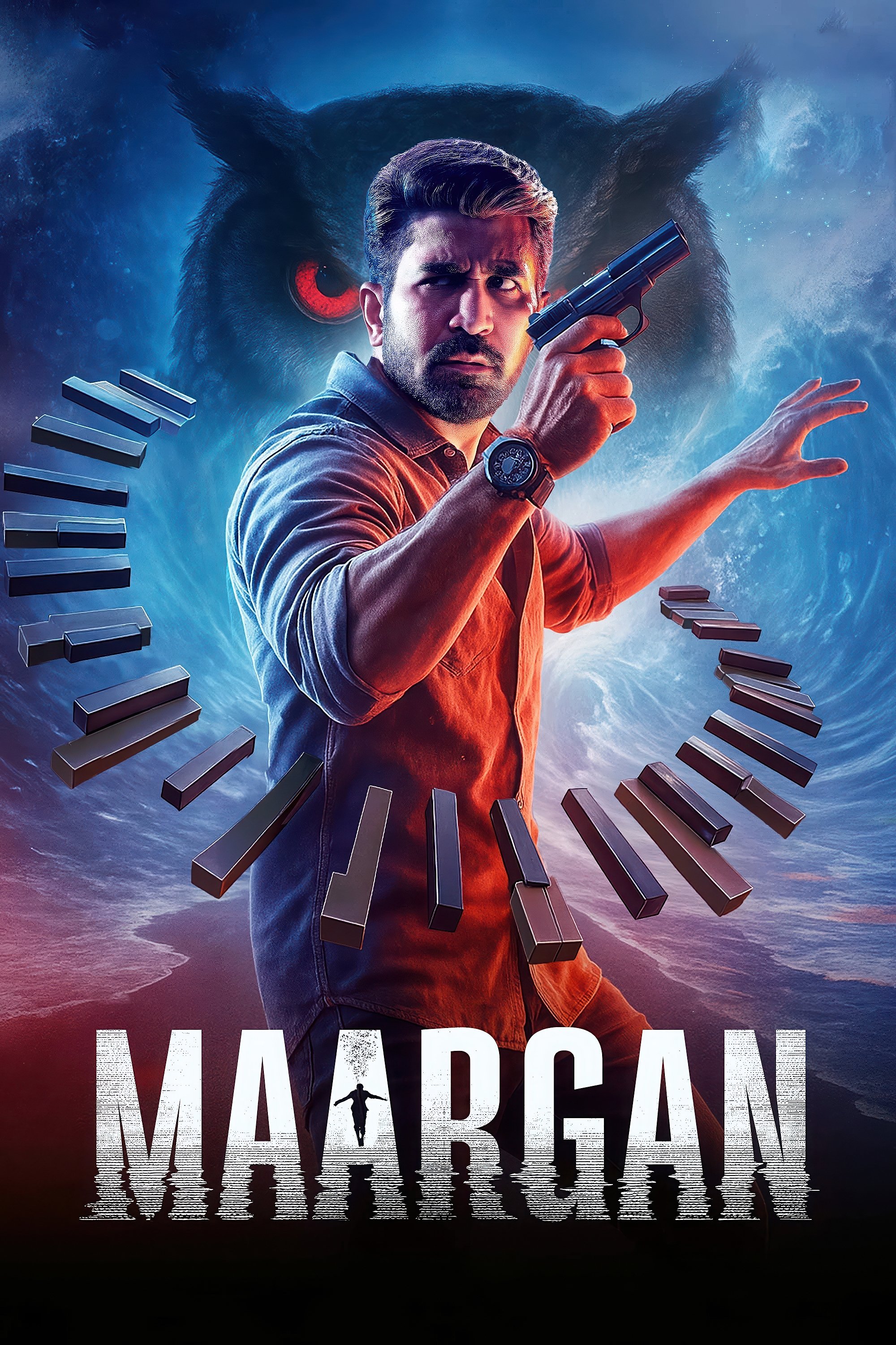 Maargan Hindi Dubbed Movie Poster (2025)