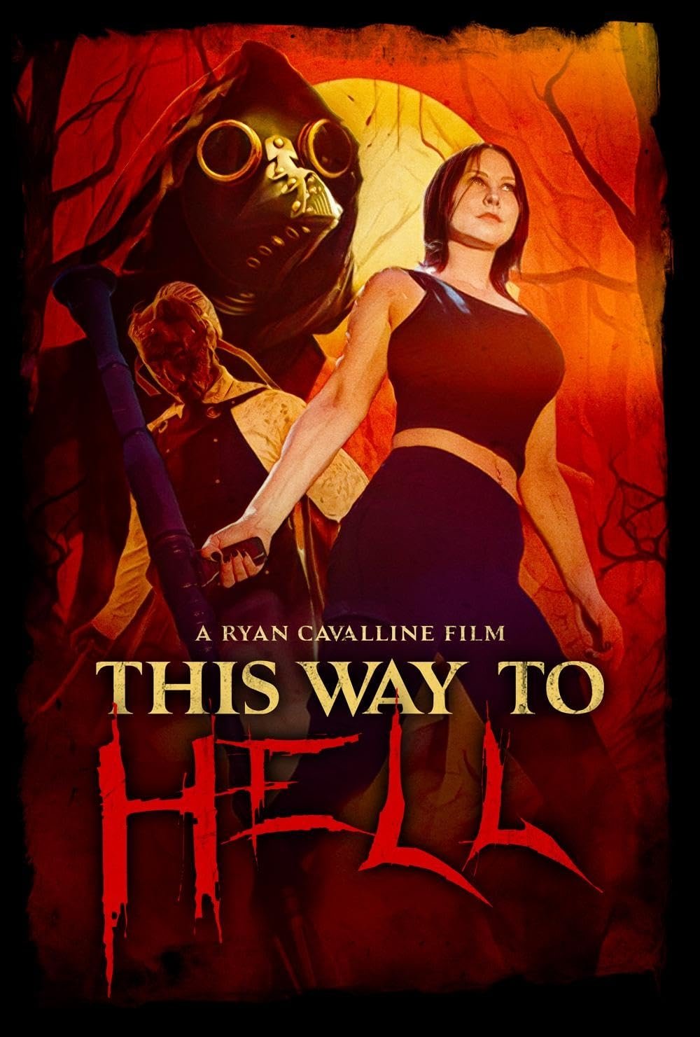 This Way to Hell Hindi Dubbed Movie Poster (2023)
