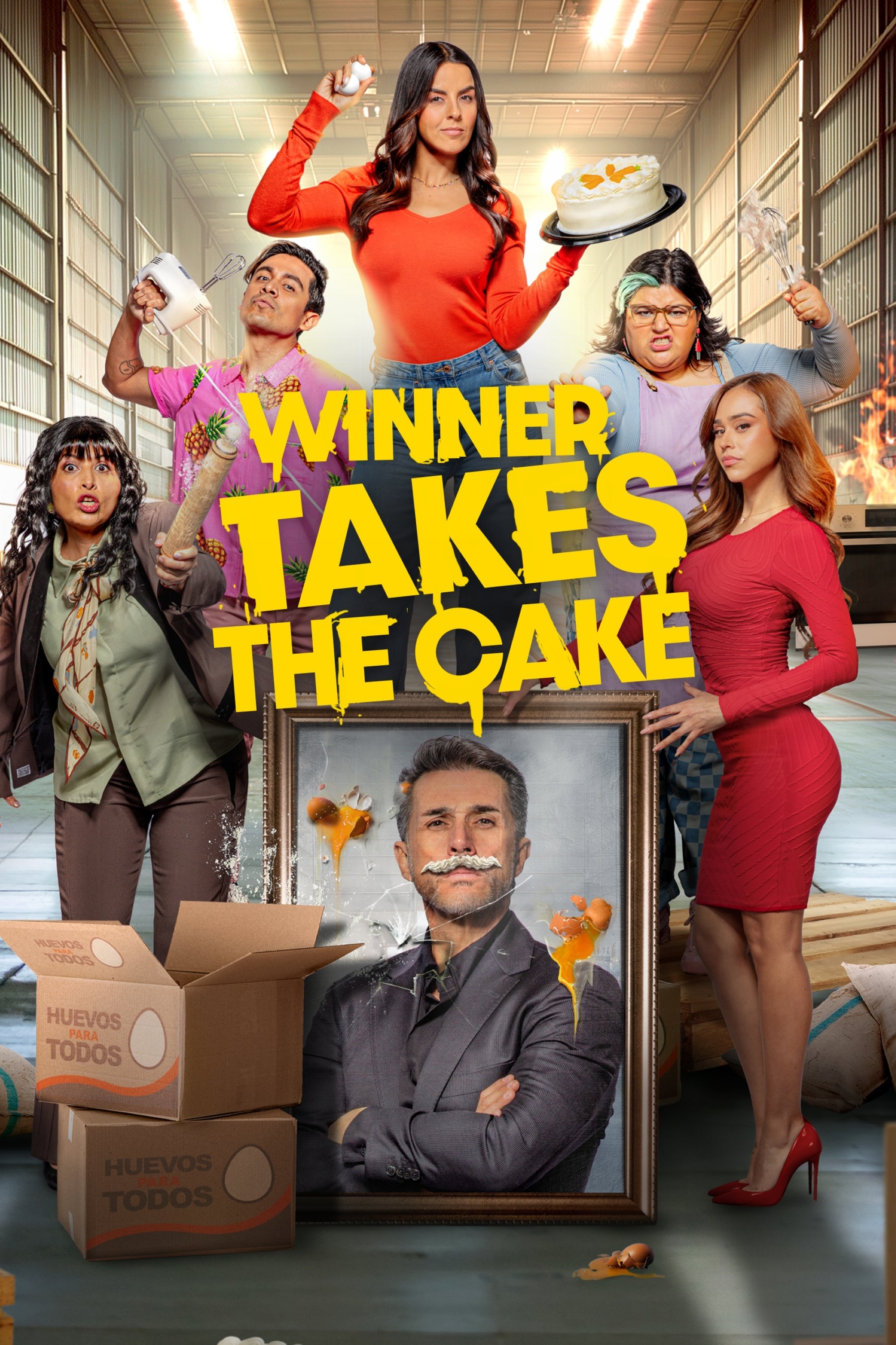 Winner Takes the Cake Hindi Dubbed Movie Poster (2025)