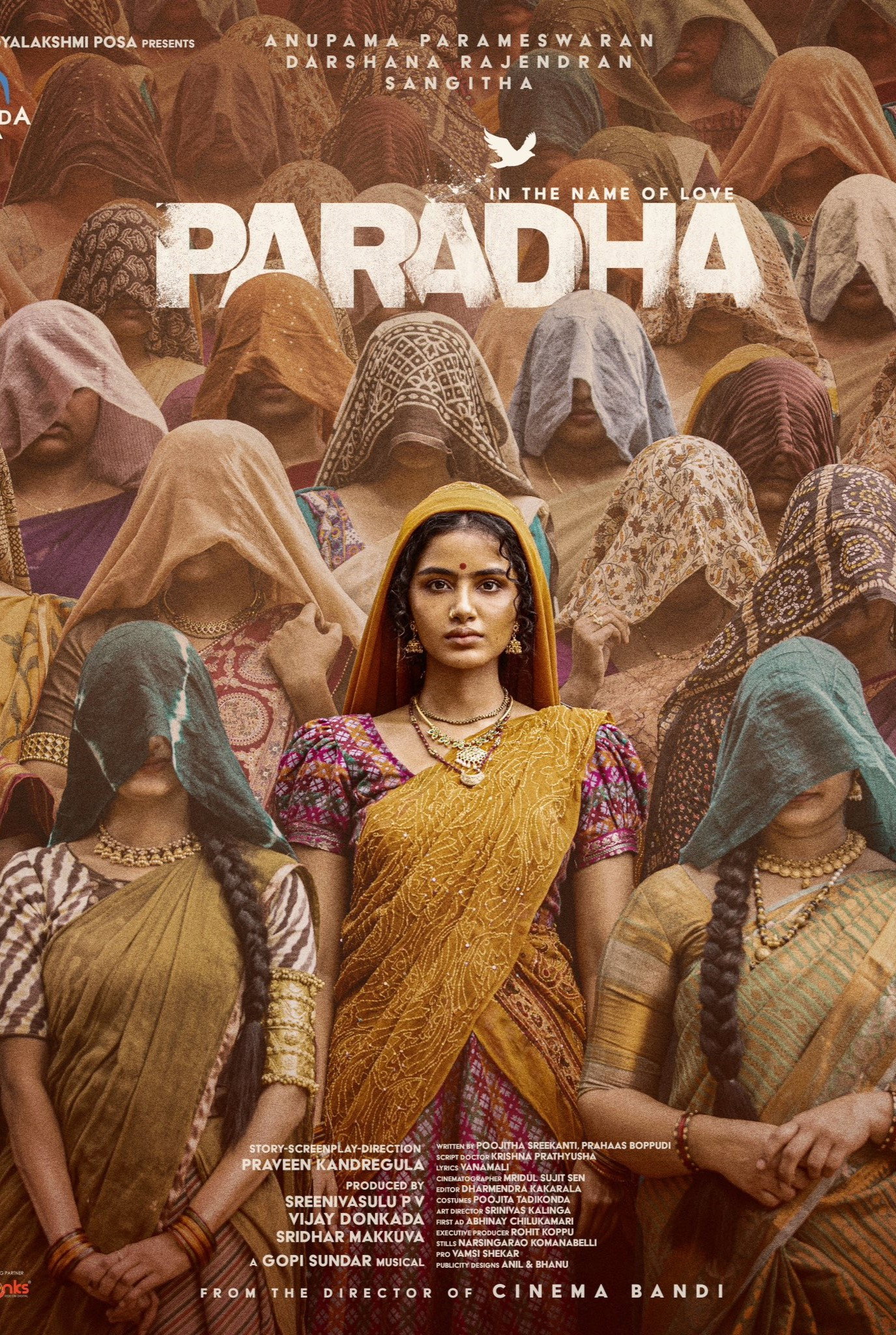 Paradha Hindi Dubbed Movie Poster (2025)